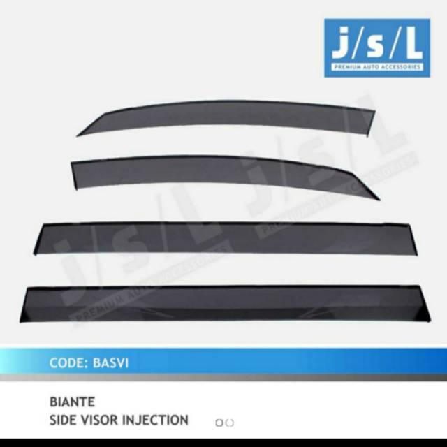 Talang air Mazda Biante/ side visor injection jsl