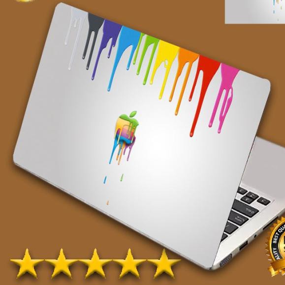 Garskin Laptop log apple color Skin Laptop Stiker Laptop