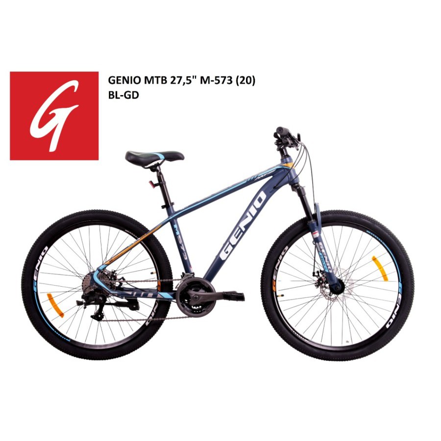 SEPEDA GUNUNG MTB 27,5 GENIO 573 HYDROULIC HD HIDROLIK HYDRAULIK