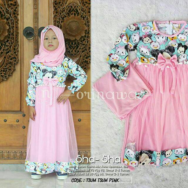 Gamis anak Sha sha gamis kids by orinawa