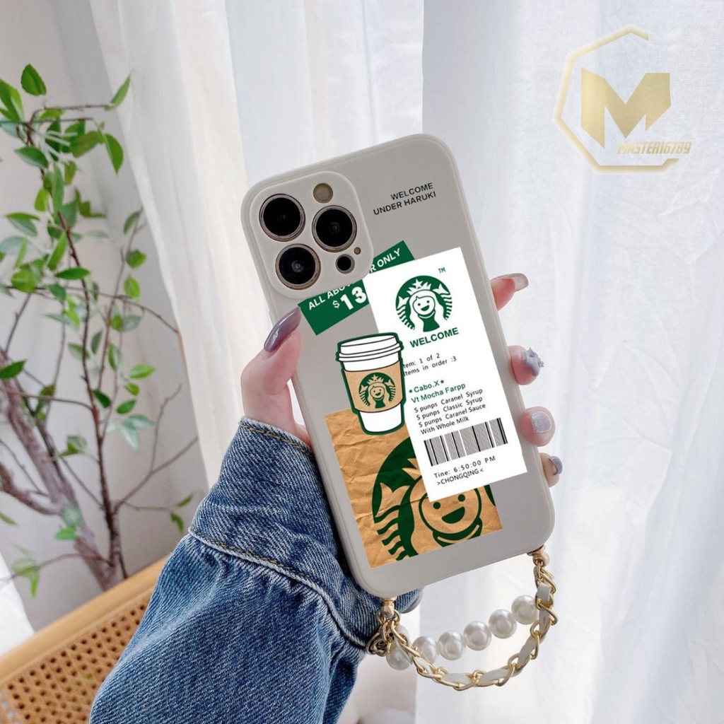 GM001 softcase st4rbuck rantai mutiara oppo a15s a15 A17 A17K a37 neo 9 a57 a39 a57 2022 a77s a71 a83 a9 a5 a52 a92 a53 a33 2020 MA2978