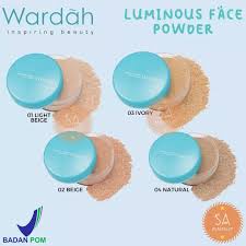 Wardah Everyday Luminous Face Powder 30 g - Bedak Tabur ringan