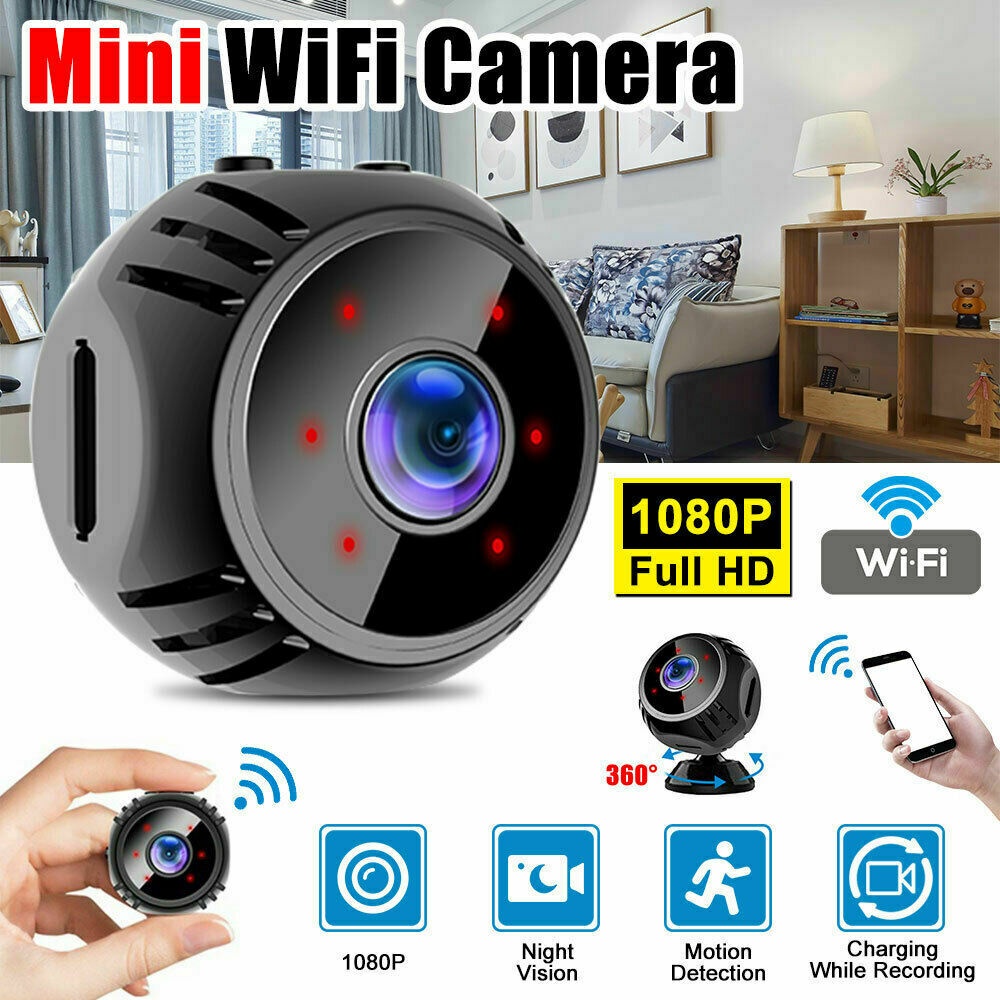 W8 Spy Camera WiFi HD 1080P  Mini Pengintai Mini Hidden Cam Full Hd Outdoor Wireless Spycam Motion Detector