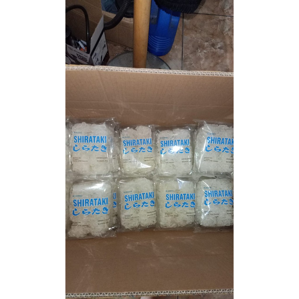 

Mie Kering Shirataki 1 DOS (50 PCS)/ DRY SHIRATAKI