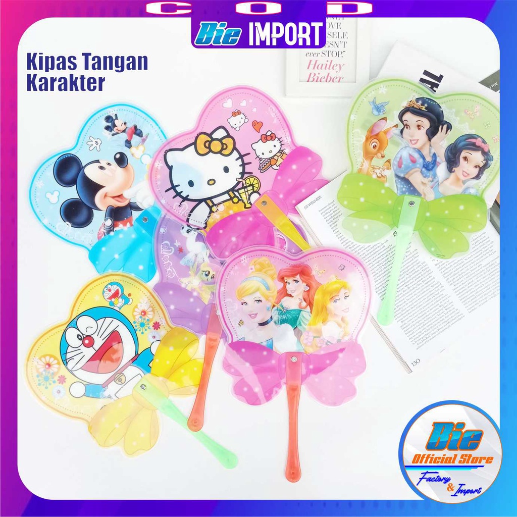 Kipas Tangan Karakter Cute Impor Best Seller