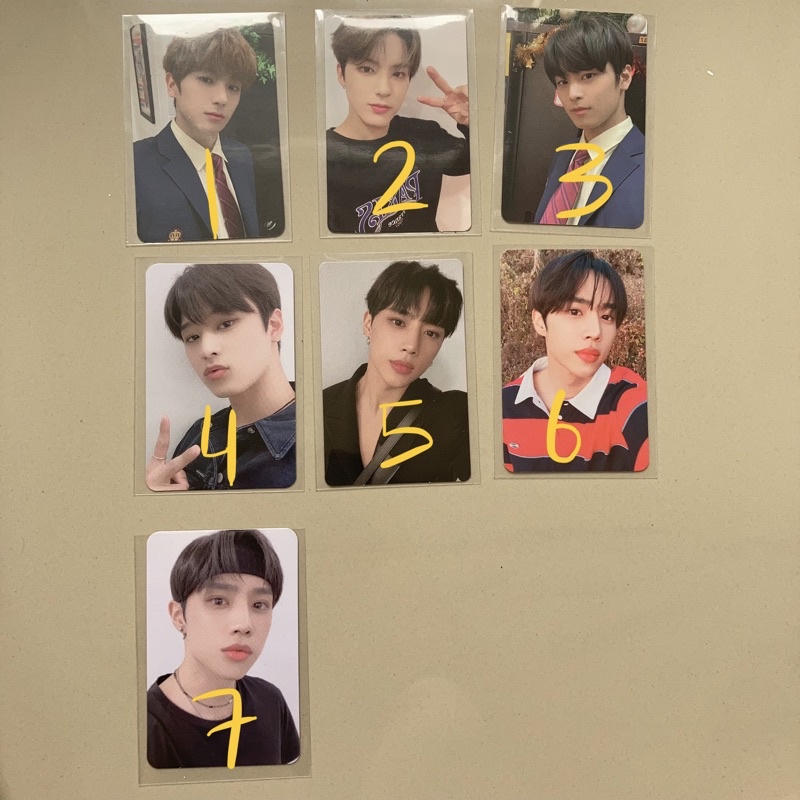 Photocard the boyz sunwoo juyeon eric hyunjae - benefit makestar mmt dazed magazine trading card fan