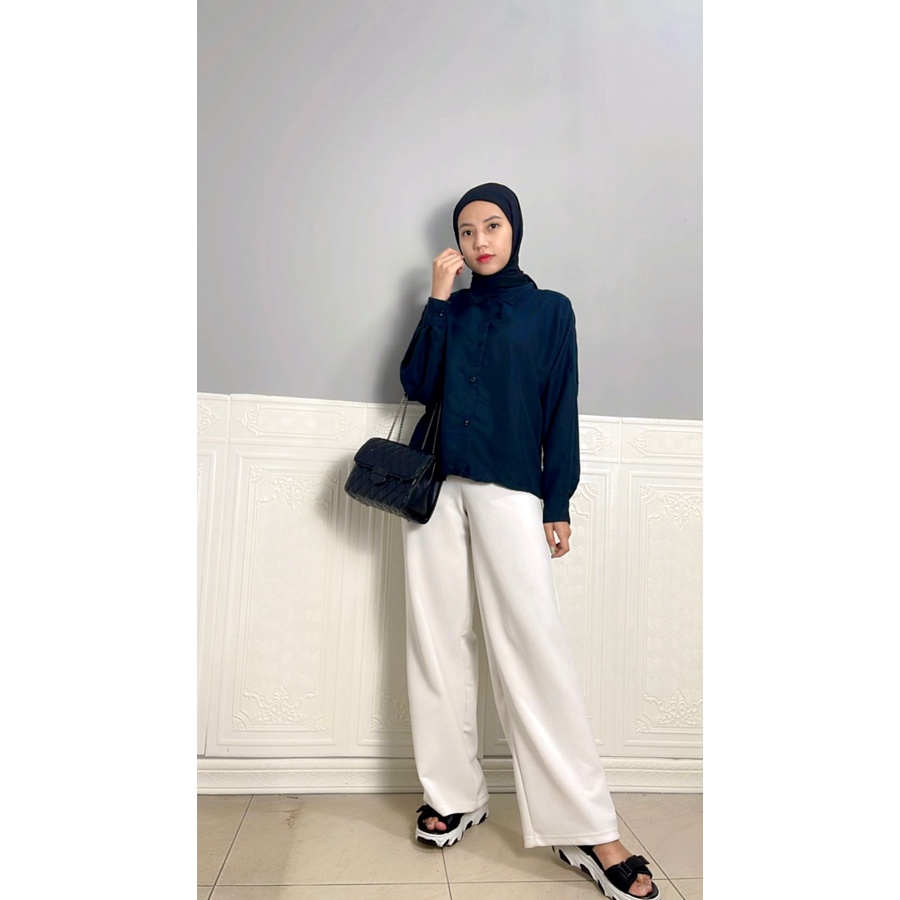 RX FASHION - SITA TOP / KEMEJA ATASAN BLOUSE WANITA XXL /  NELKA OVERSIZE SHIRT / Kemeja KINA / SITA / NELKA SHIRT TOP HITS OOTD  - NN