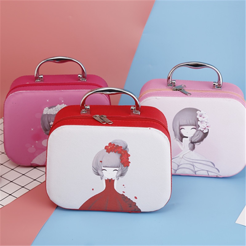 Tas Kosmetik Wanita Kawai Tempat Makeup Organizer Cosmetic Bag Travel