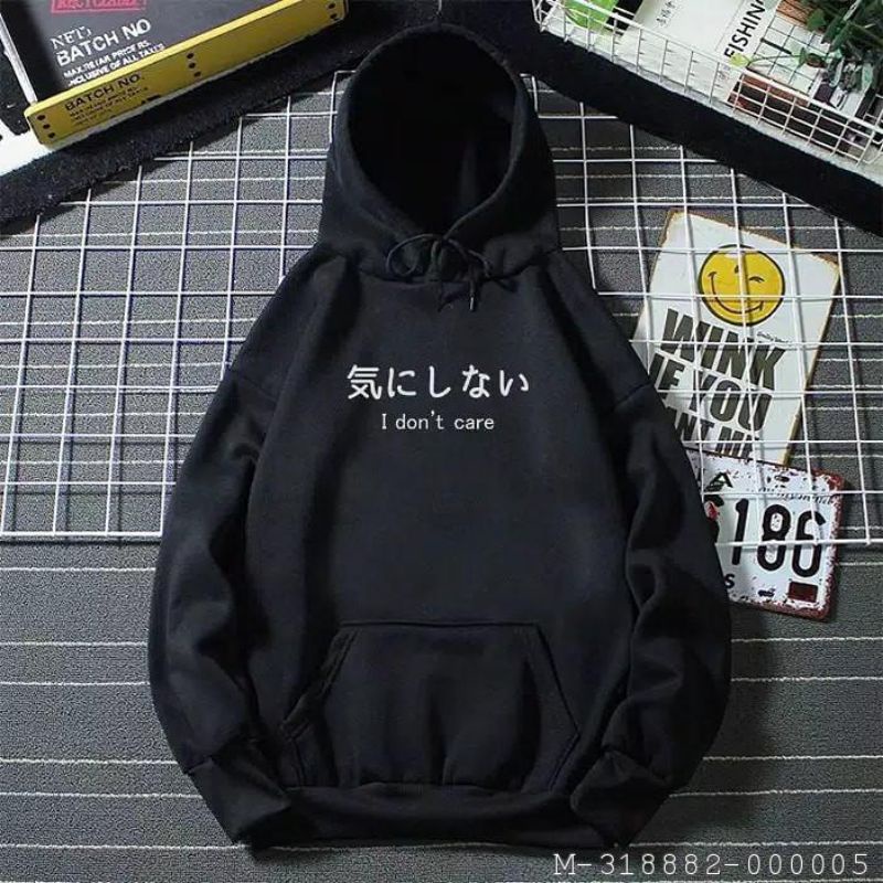 OUTERWEAR PRIA & WANITA HOODIE I DONT CARE MURAH BERKUALITAS