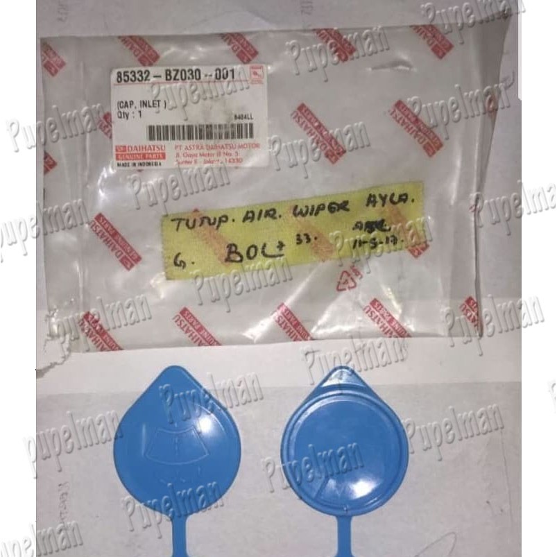 Ori tutup tabung Botol Tengki cadangan air wiper Agya Ayla 2013 2014 2015 2016 2017 2018 2019 wifer 