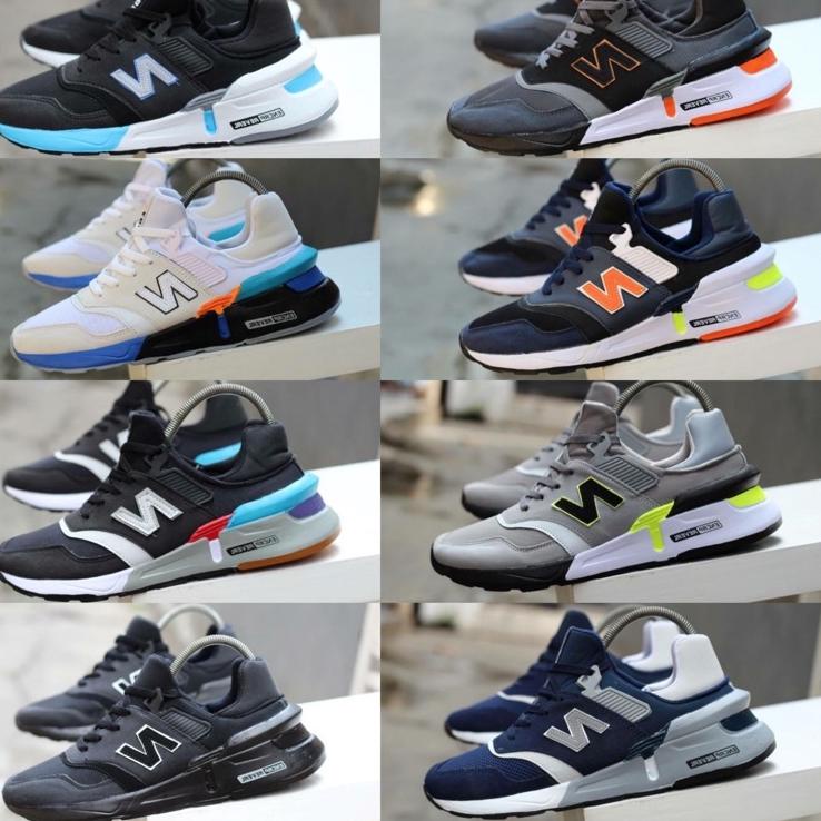 NEW PRODUCT  9.9 🆓KAOS KAKI➕PAPER BAG SEPATU SNEKAERS PRIA 997s BLACK BLUE WHITE GREY ORANGE PREMIUM