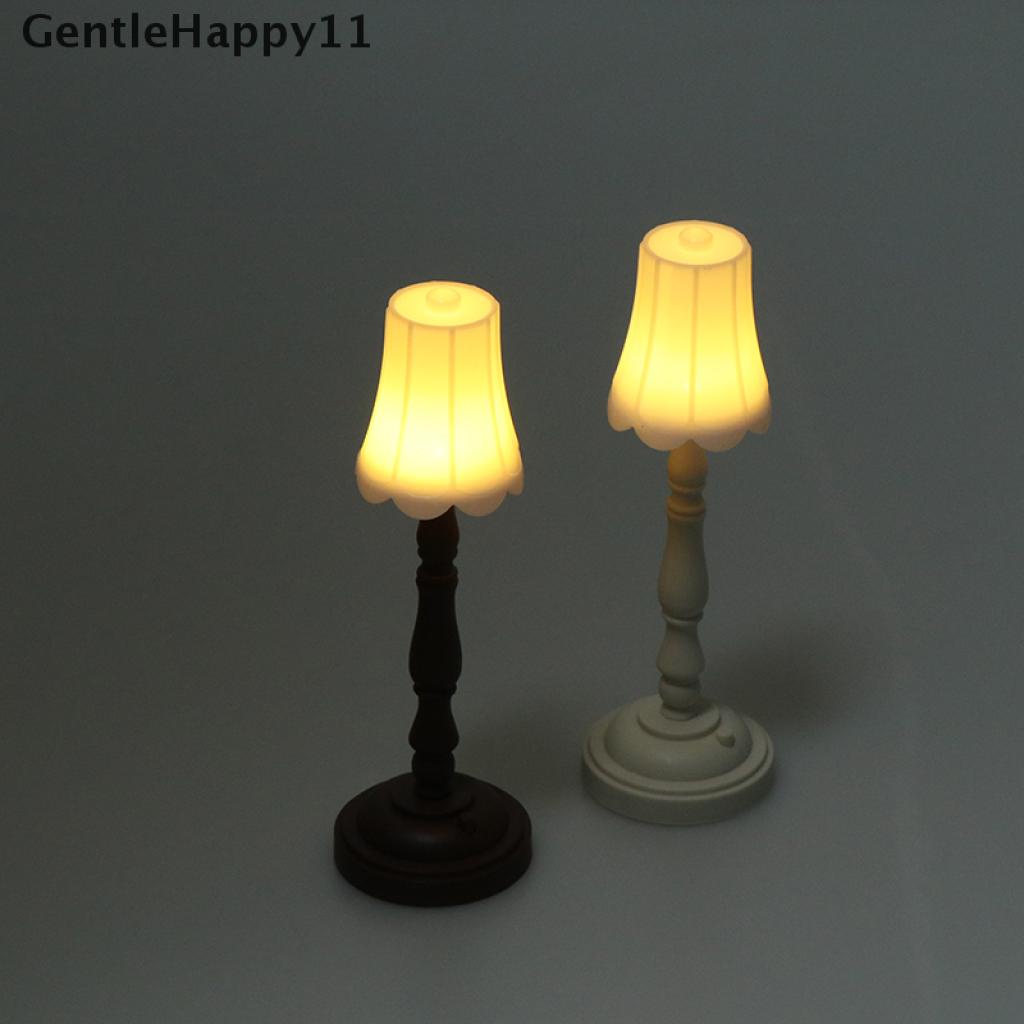 Gentlehappy Mainan Miniatur Lampu LED Skala 1: 12 Untuk Aksesoris Rumah Boneka