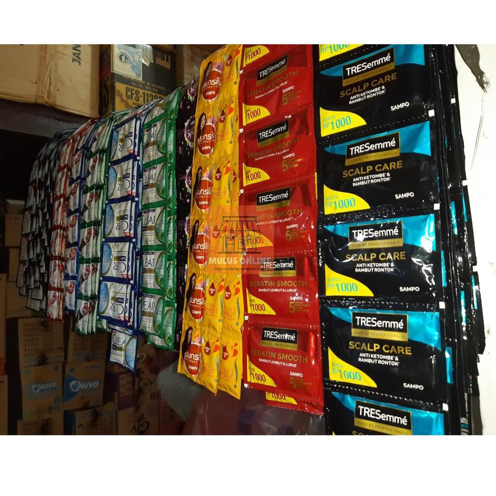 "Promo Hari Ini" Tresseme / Tresme Shampo Sachet Rencengan (1 Renceng 12 Pcs)