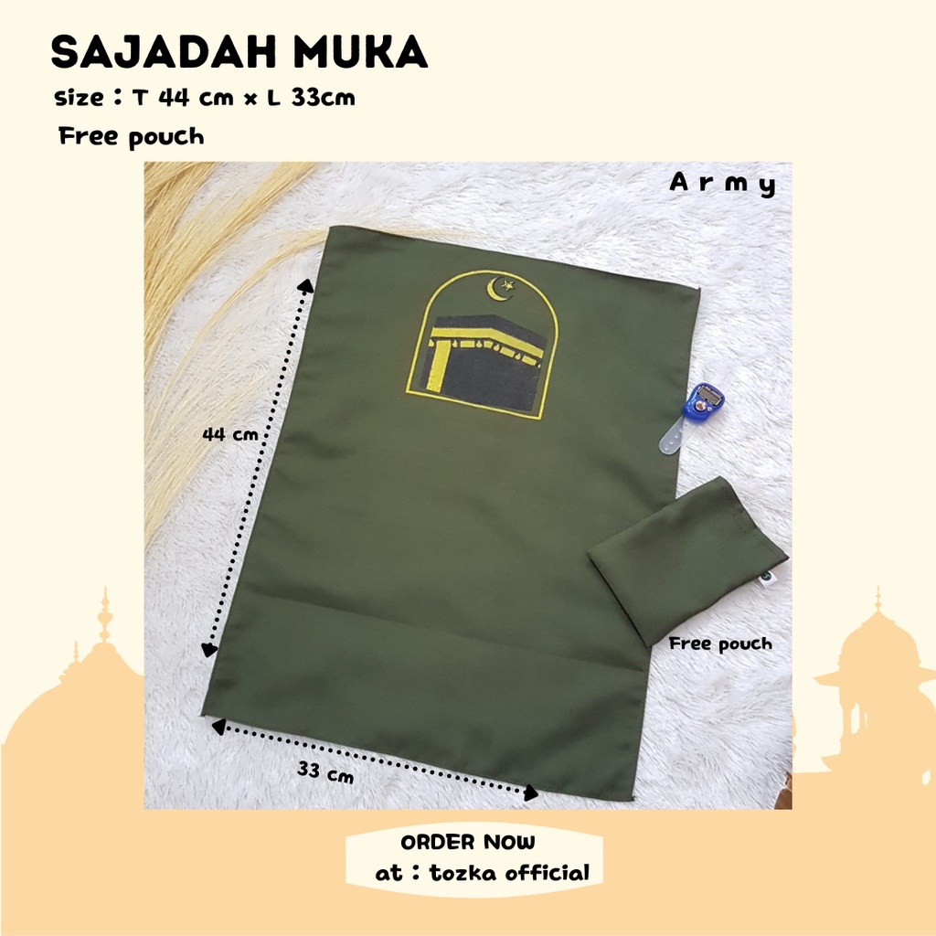 [Tozka] Sajadah muka I Sajadah sujud I Sajadah mini