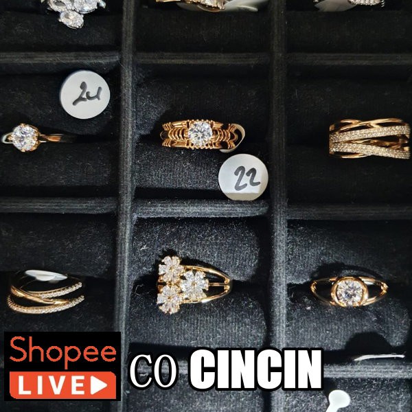 GLAMICON JEWELRY - Aksesoris wanita Cincin Fix Order Shopee Live Glamicon