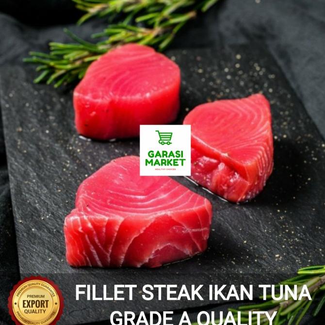 

Steak Ikan Tuna / Fillet Tuna Premium 500gr Sushi Grade Export Quality garasiau70 Berkualitas