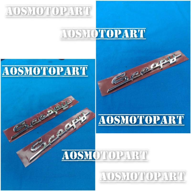 emblem logo Scoopy fi lama tahun 2013-2016 good quality
