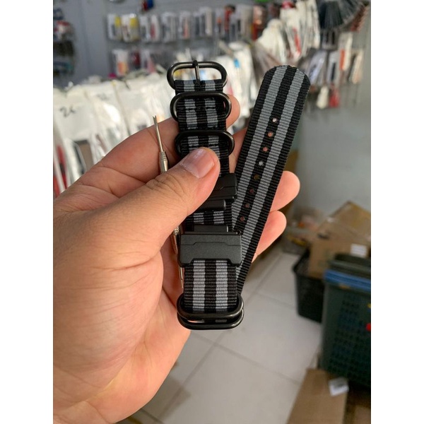 Strap Tali Jam Tangan G shock Nato Zulu kombinasi 22MM