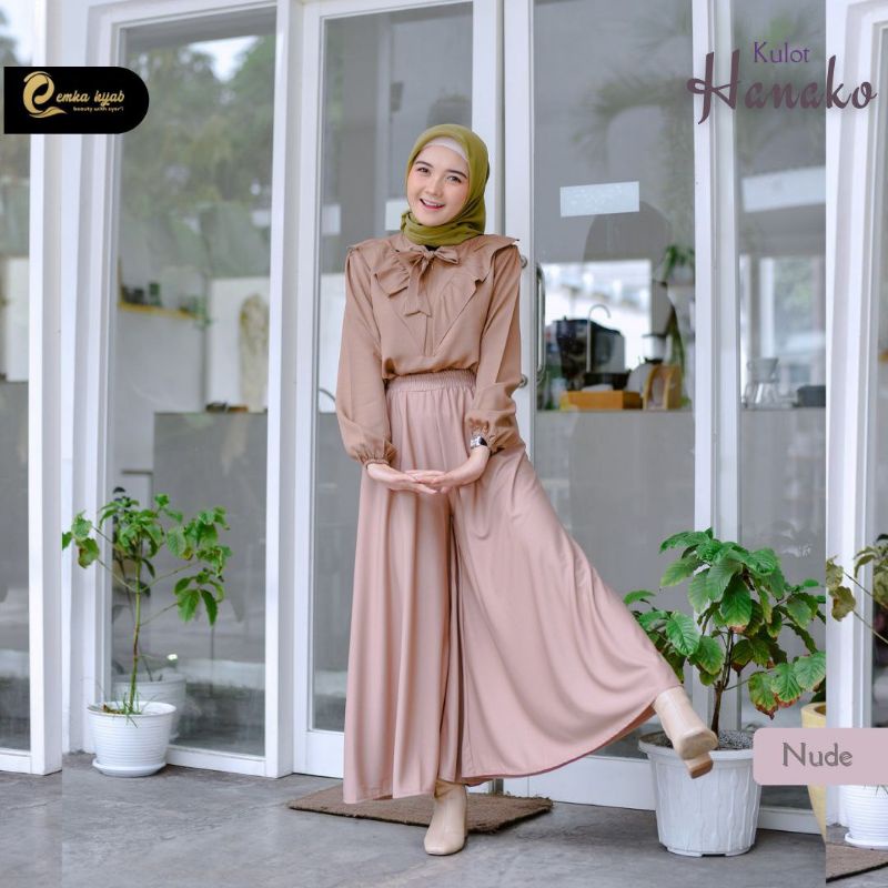 Kulot Hanako by Emka hijab (Ready siap kirim)