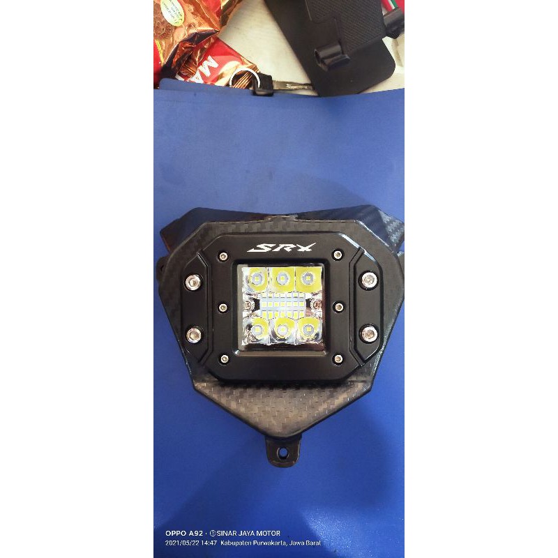 lampu LED 13mata CRF150 + dudukan