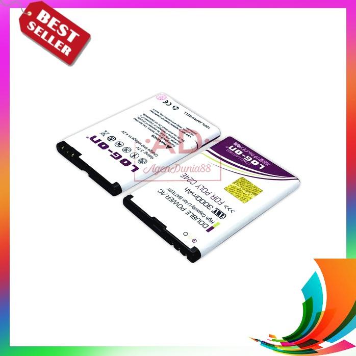 Acc Hp Baterai Polytron Candybar C24E C 24E Log On Double Power Baterai
