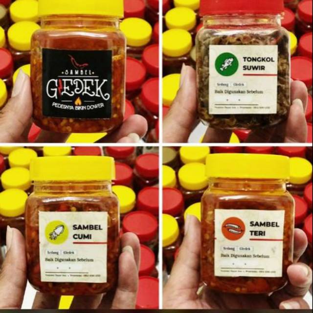

Sambel gledek kemasan 180gram
