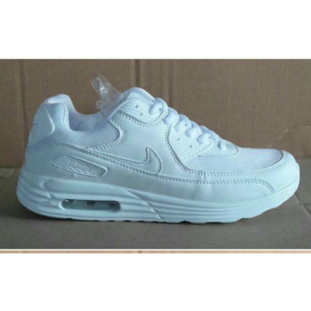 Sepatu Nike airmax putih polos | Shopee 