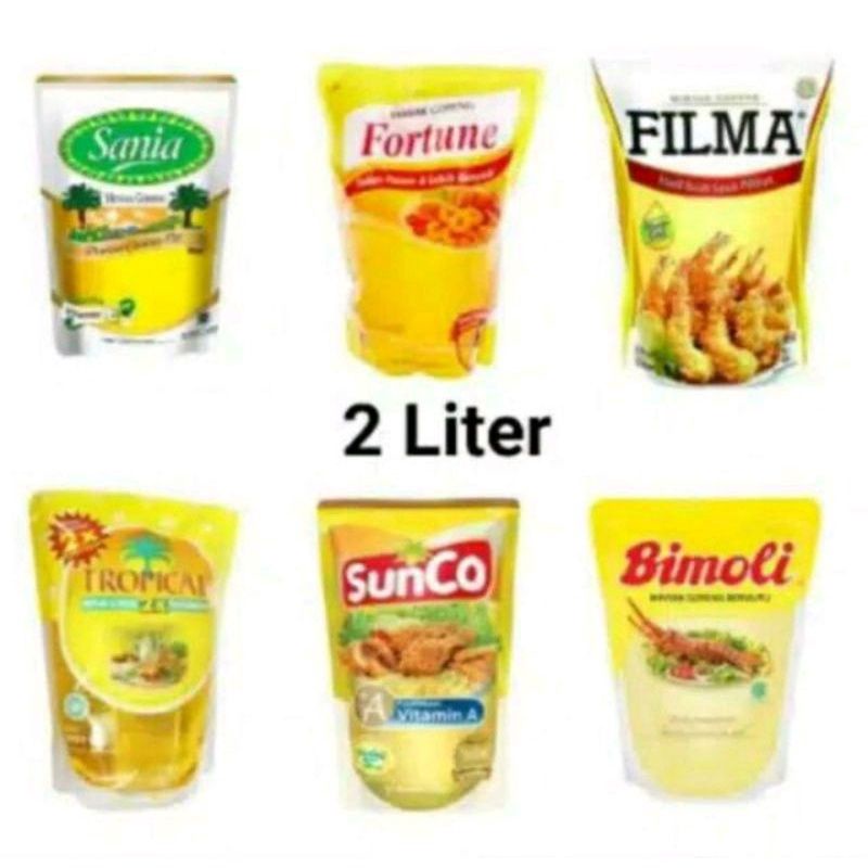 

Minyak Goreng 2L 2 Liter / Minyak sawit 2000 ml