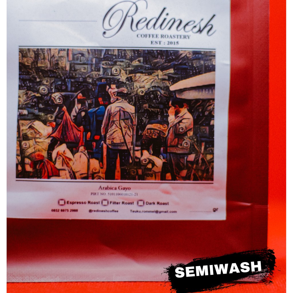 

Kopi Gayo Semi Wash 250g Medium Roast from Redinesh Coffee Roastery