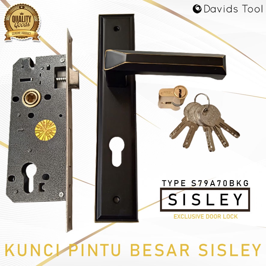 Kunci Pintu Besar Handel Rumah Handle Sisley S79A70BKG