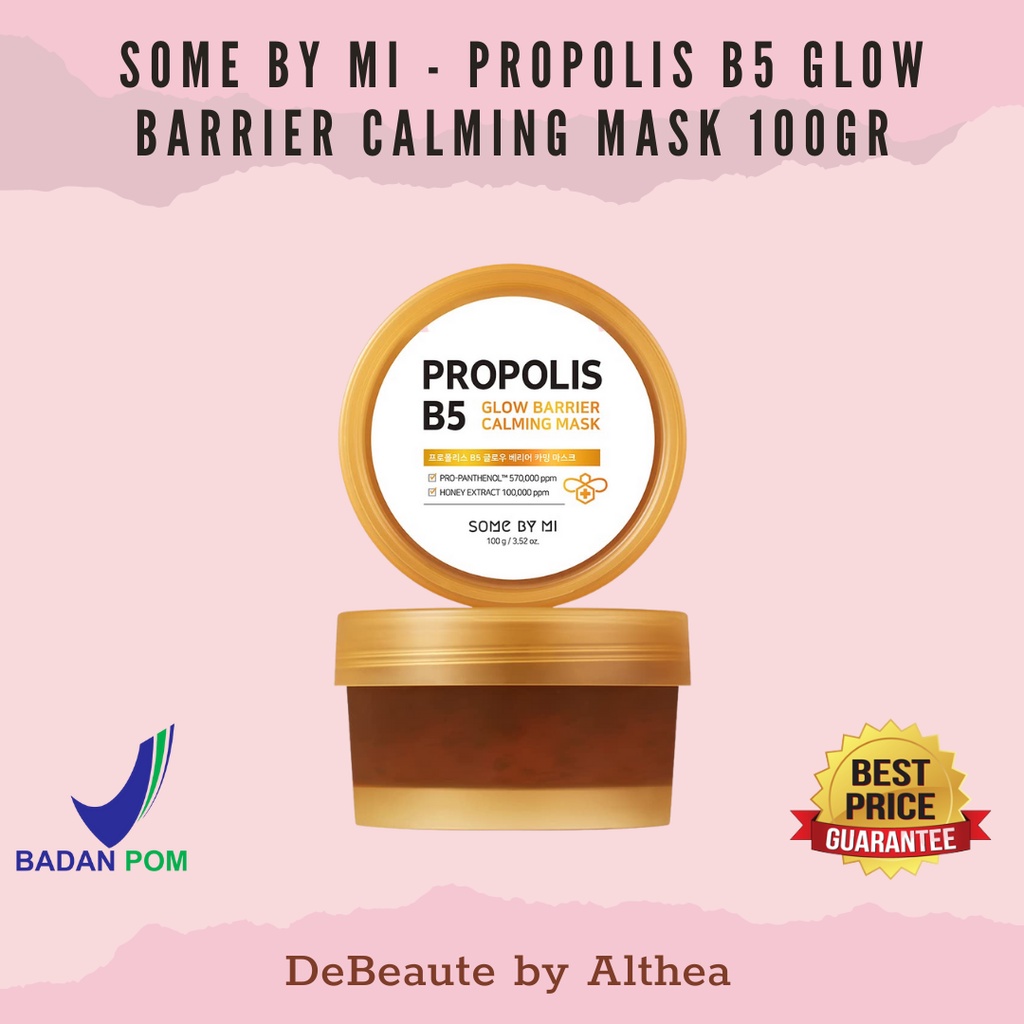 [BPOM] Some By Mi / SOMEBYMI - Propolis B5 Glow Barrier Calming Mask 100gr