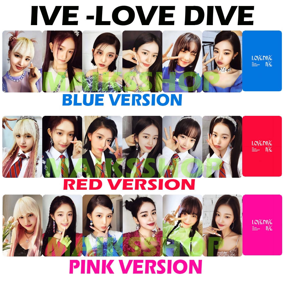 IVE Love Dive Photocard Unofficial