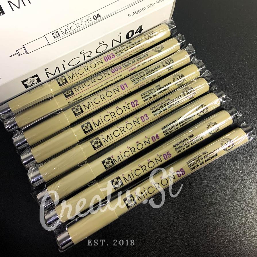 

COD Sakura Pigma Micron Drawing Pen 003 005 01 02 03 04 05 08