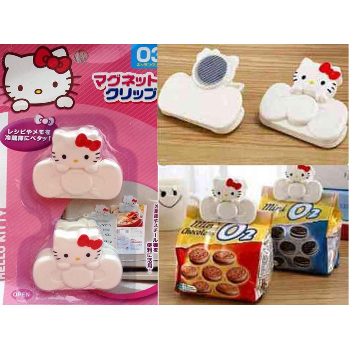 

PENJEPIT PLASTIK SNACK HELLO KITTY ORI SANRIO ISI 2PC MODEL PITA (5.5X5)