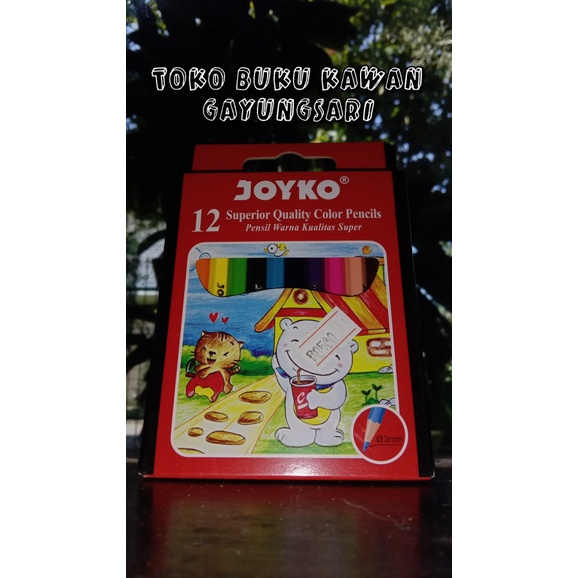 

PENSIL WARNA JOYKO MINI 12 PCS