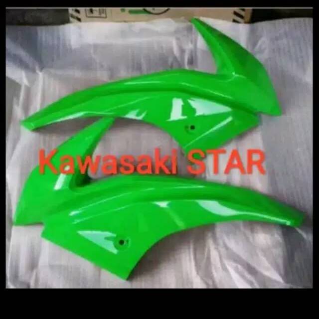 Fairing coak ninja rr new fairing sayap body atas coak ninja rr new hijau original Kawasaki