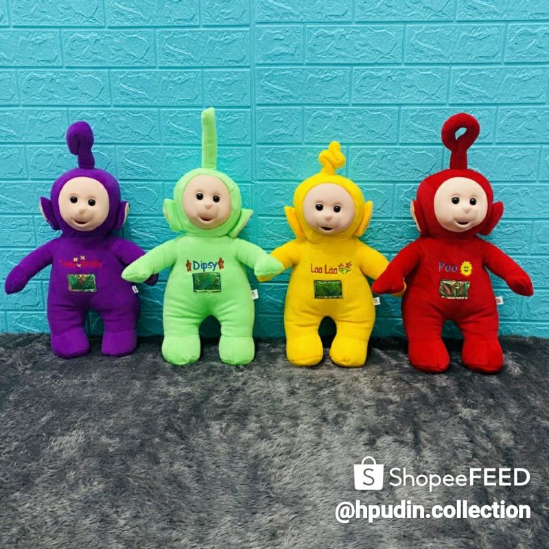 0Boneka Teletubbies Besar Ukuran L (Tinggi 50cm) Berlabel SNI