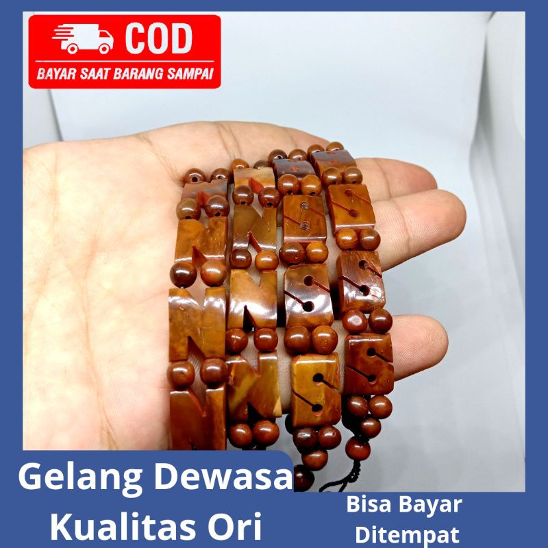 *BISA COD* GELANG HURUF N KUALITAS REAL FIX