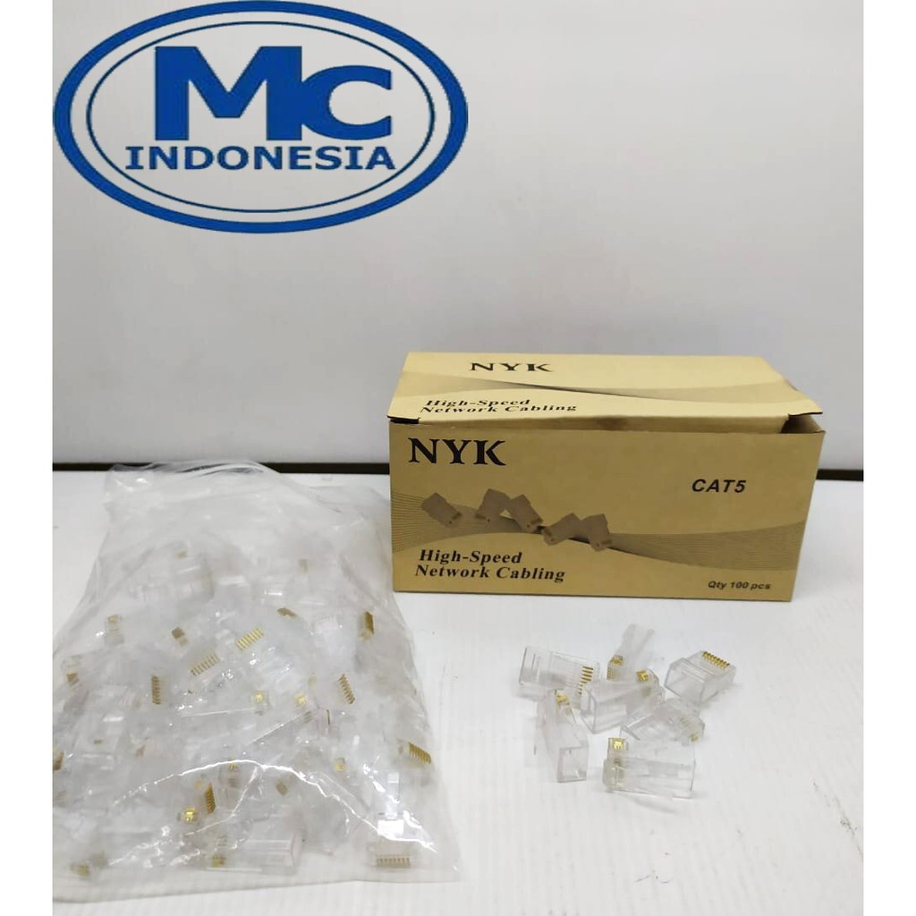 RJ45 NYK CAT5 isi 100pcs