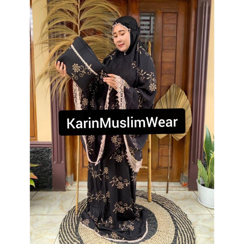 MUKENA RAYON DEWASA / MUKENA RAYON BORDIR GRACELLA / MUKENA DEWASA BORDIR /MUKENA GRACELLA