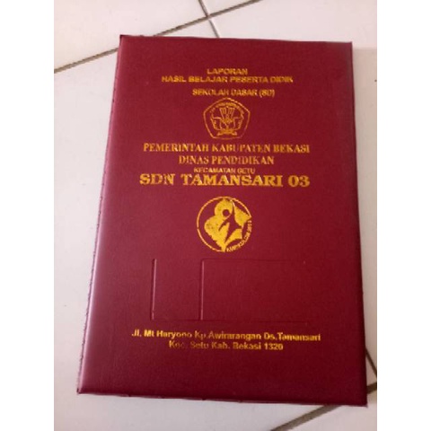 

Map rapot isi 30 kantong