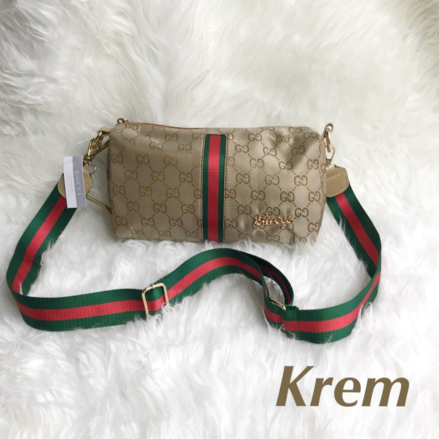 Tas wanita GU**CI KANVAS Sling Speedy Batam Import murah