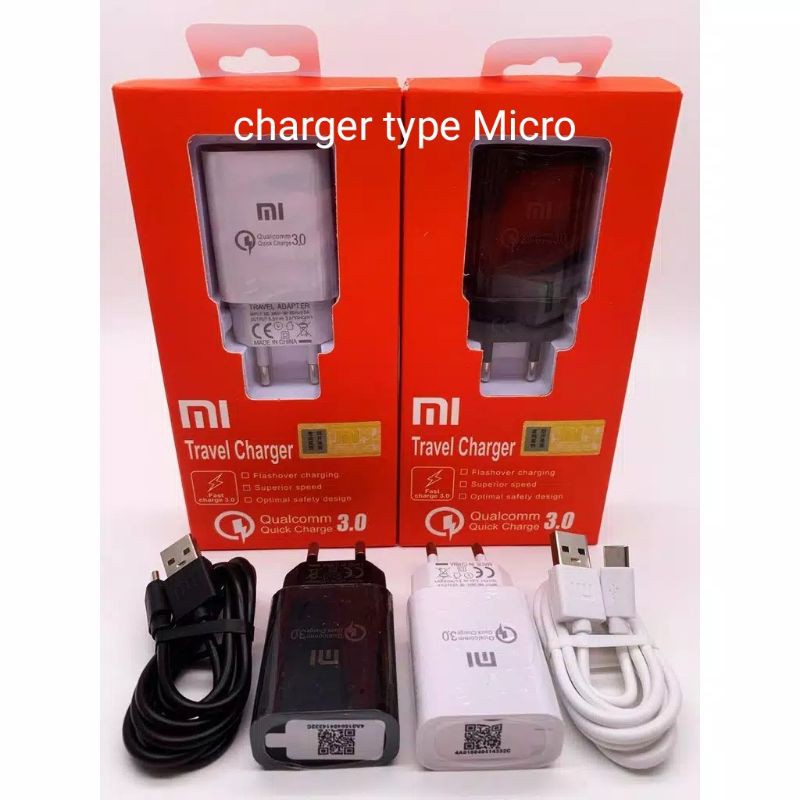 Charger Xiaomi Micro Usb Original100% FAST CHARGING / Charger xiaomi