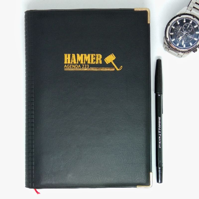 

Note Book Buku Tulis Buku Catatan Buku Agenda HAMMER 223 Hitam TEBAL