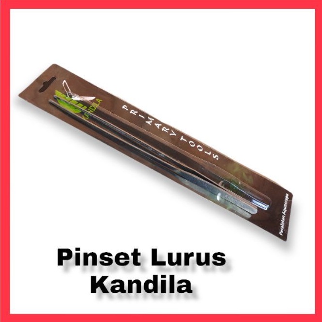 Pinset KANDILA Pinset Lurus Panjang 27cm Akuarium Aquascape Tools