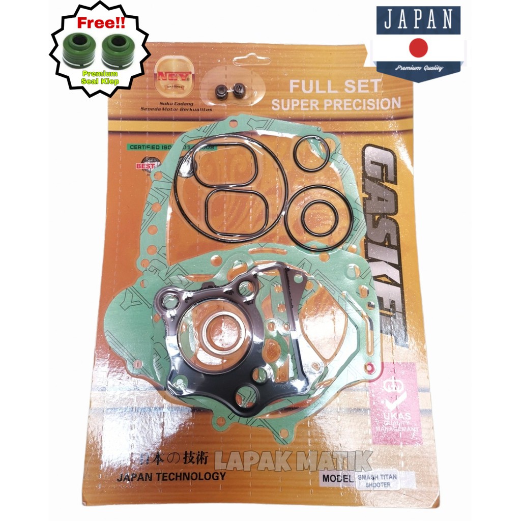 Paking Gasket FULLSET SMASH TITAN SHOOTER Nagoya Gold full set perpak packing