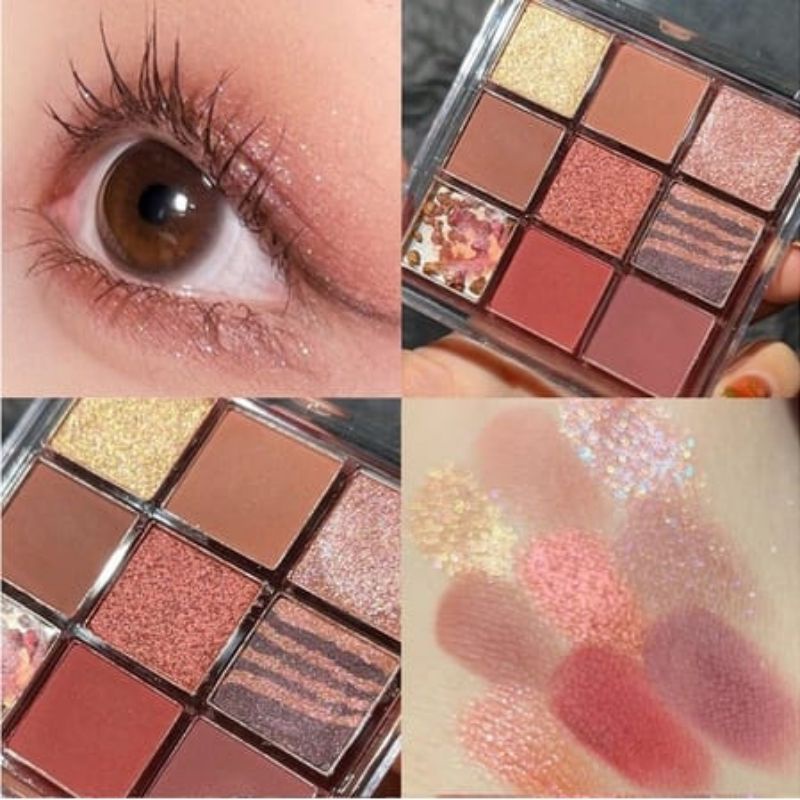 Medan Termurah Korean eyeshadow Glitter pallete Dikalu coco venus matte eyeshadow