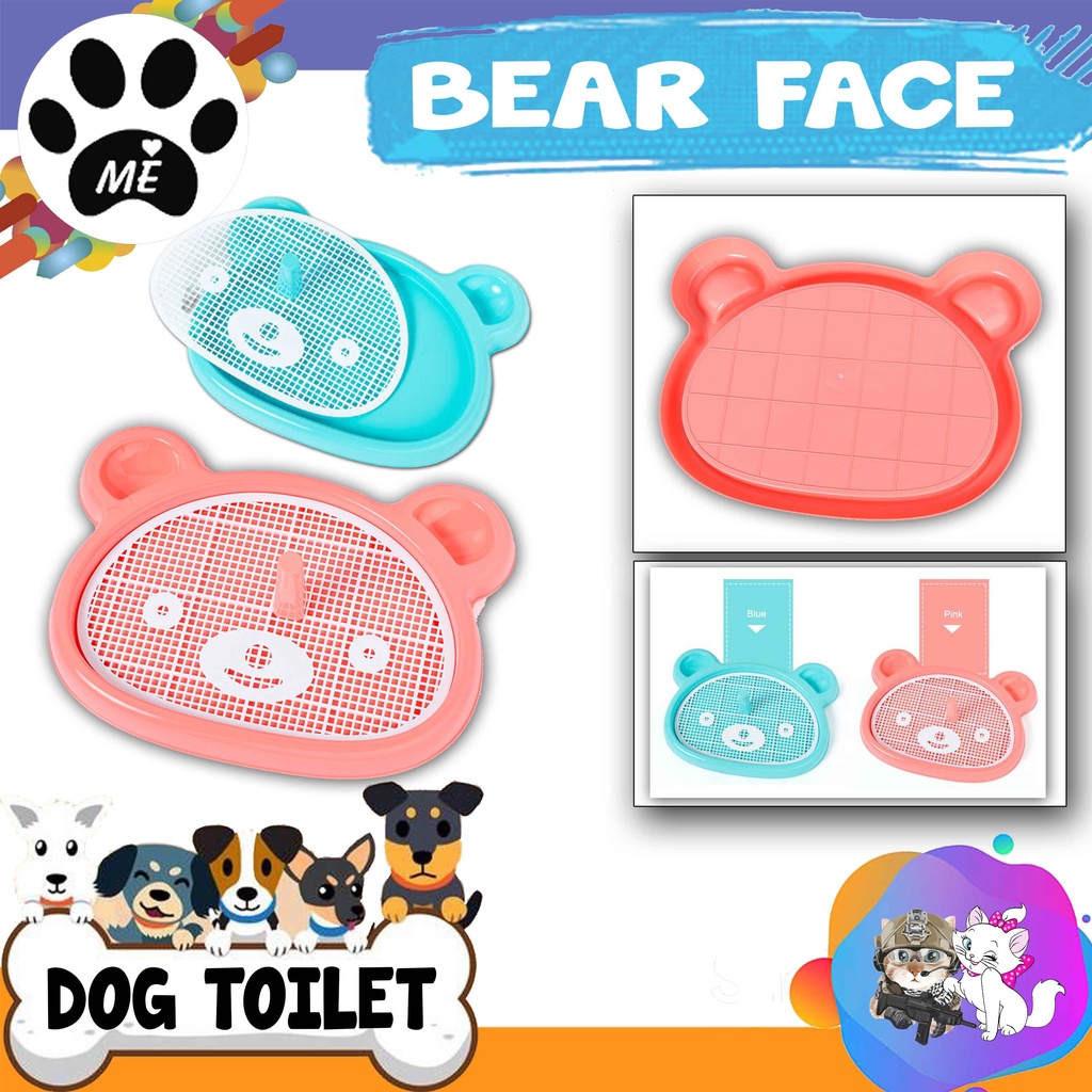 Pet Toilet &quot;BEAR FACE&quot; Tempat Pee Poop Hewan