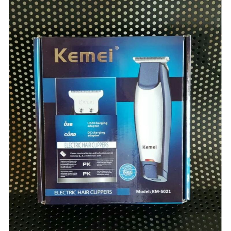 Clipper Kemei Alat Potong Rambut Kemei KM5021 Retailers Original Kemei