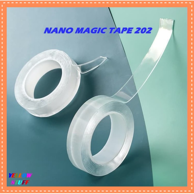 

NANO MAGIC TAPE ISOLASI SOLATIP DOUBLE TAPE SELOTIP NANO MAGIC TAPE GRIP DOUBLE TAPE SERBAGUNA 202